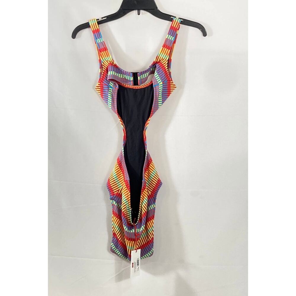 NWT Solid & Striped The Sarah Technicolor Mosaic One Piece Swimsuit Sz. - Picture 2 of 5